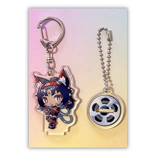 Nekomata Standee Keychain